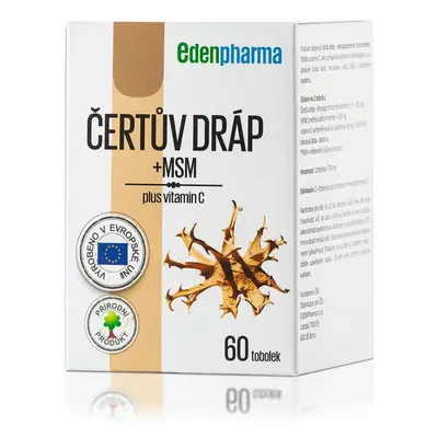 Edenpharma Čertův dráp+MSM 60 kapslí