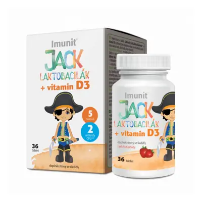 Laktobacily JACK LAKTOBACILÁK Imunit+vit.D3 tbl.36