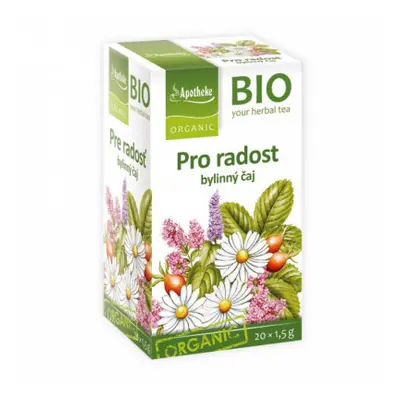 Apotheke BIO Pro radost bylinný čaj 20x1.5g