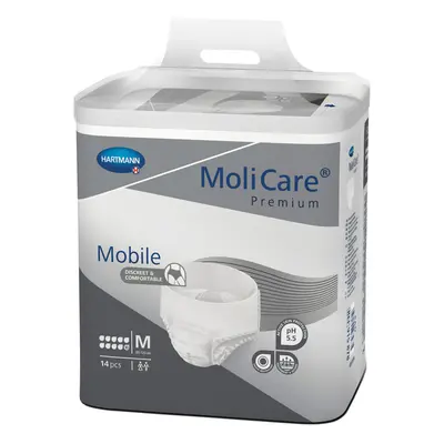 Inkont. kalh. MOLICARE MOBILE 10kapek Medium 14ks