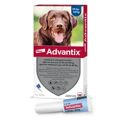 Advantix pro psy 25-40kg spot-on 4x4ml