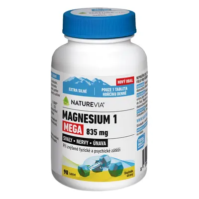 NatureVia® Magnesium 1 MEGA 835mg tbl.90