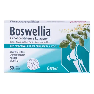 Favea Boswellia s chondroitinem a kolagenem tbl.30