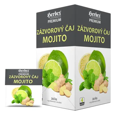 HERBEX Zázvorový čaj Mojito n.s.20x2g