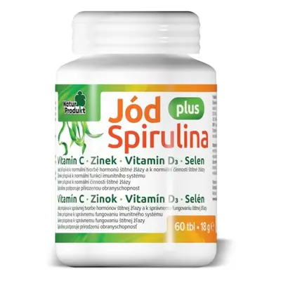 Naturprodukt Jód plus Spirulina tbl.60