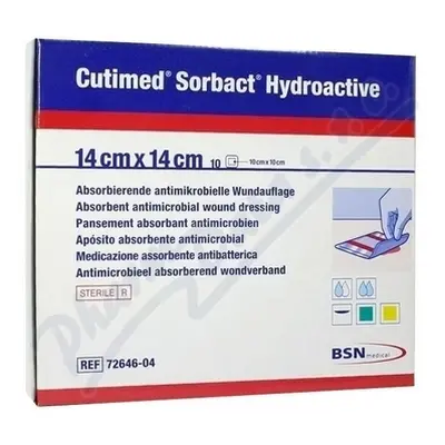 Cutimed Sorb.Hydro 14x14cm antimikr.hydro.kr.10ks