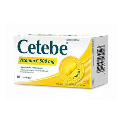 Cetebe vitamin C 500mg cps.60