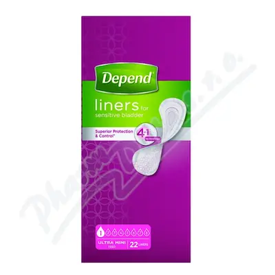 Depend Liners Ultra mini inkont.vložky ženy 22ks