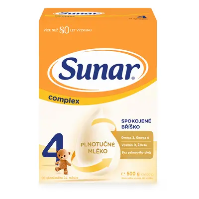 Sunar Complex 4 batolecí mléko 600 g