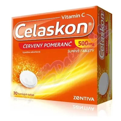 Celaskon červený pomeranč 500mg tbl.eff.30(3x10)