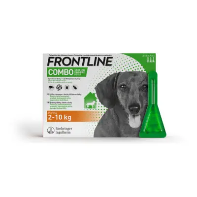 Frontline Combo Spot on Dog 2-10kg pipeta 3x0.67ml