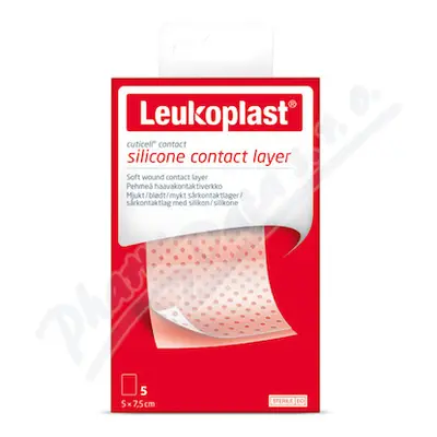 Leukoplast Cuticell Cont.5x7.5cm 5ks tran.sil.mř.