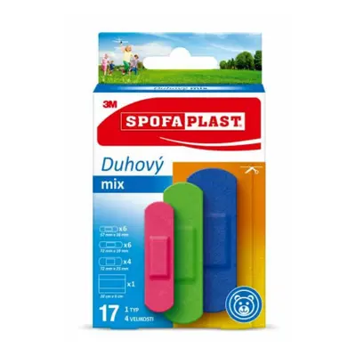 3M Spofaplast 606 Duhový mix 17ks