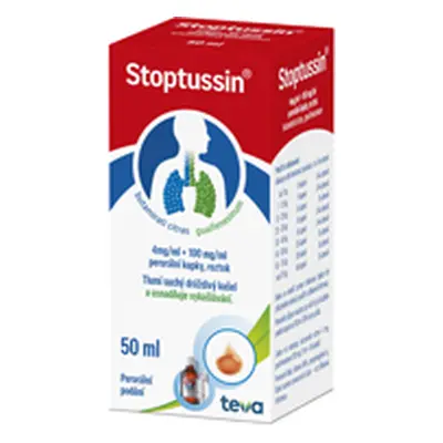 Stoptussin, perorální kapky, roztok 50 ml