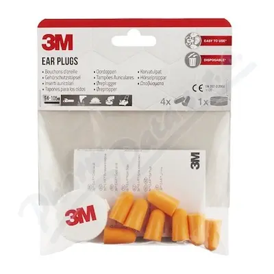 3M Chrániče sluchu zátkové s úložným boxem 8ks