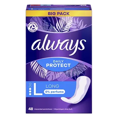 Always Intimky Daily Protect Long 0% fragrance 48ks