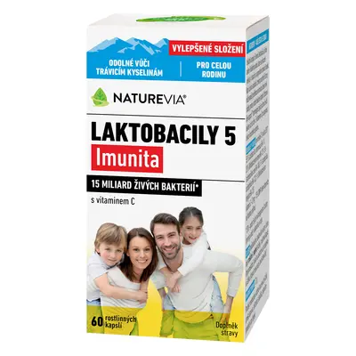 NatureVia Laktobacily 5 Imunita cps.60