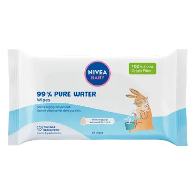 NIVEA Baby 99% Pure Water čist.ubrousky 57ks 80566