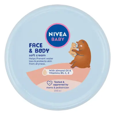 NIVEA Baby Face&Body hydratační krém 200ml 80529