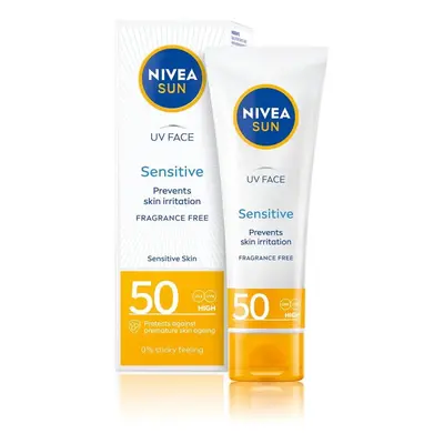 NIVEA PLEŤOVÝ KRÉM NA OPALOVÁNÍ SENSITIVE OF 50 50ml