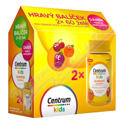 Centrum Kids Gummies multifruit 2x60ks dárk.balení