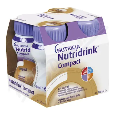 Nutridrink Compact s přích.kávy por.sol.4x125ml