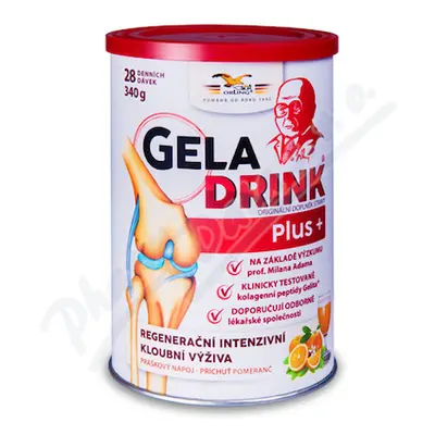 Geladrink Plus pomeranč 340g