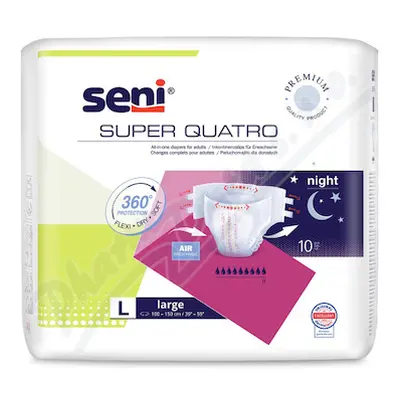 Seni Super Quatro Large inkon.plen.kalhotky 10ks