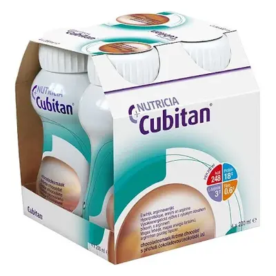 Cubitan s příchutí čokoládovou 4x200 ml