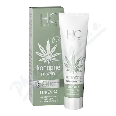 Konopné mazání lupénka 75ml