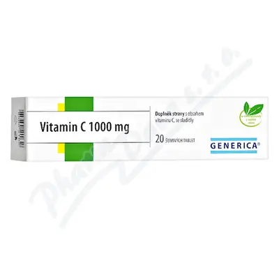 Vitamin C 1000 mg Generica tbl. eff. 20