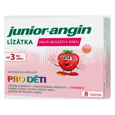 Junior-angin lízátka pro děti 8ks