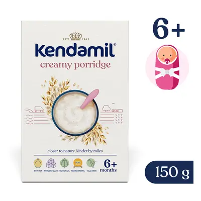 Kendamil mléčná krémová ovesná kaše 150g 6M+