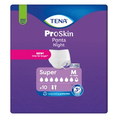 TENA Proskin Pants Nigh.Sup.M ink.kalh.10ks