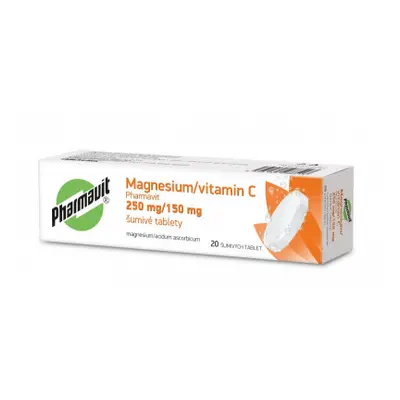 Magnesium/vitamin C Pharmavit 250mg tbl.eff.20