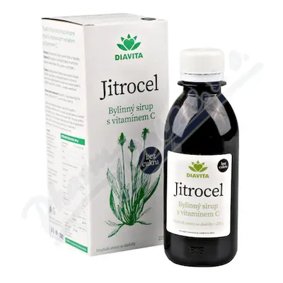 Jitrocel bylinný sirup bez cukru DIAVITA 225g