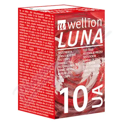 Wellion LUNA testovací proužky kyseli.močová 10ks