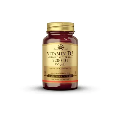 Solgar Vitamin D3 2200IU csp.50