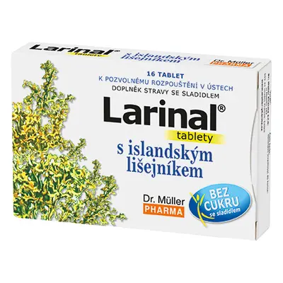 Larinal s islandským lišejníkem Dr.Müller, 16 tablet