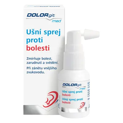 DOLORgit med ušní sprej proti bolesti 20ml