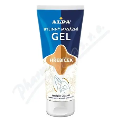 Alpa bylinný masážní gel hřebíček 100ml