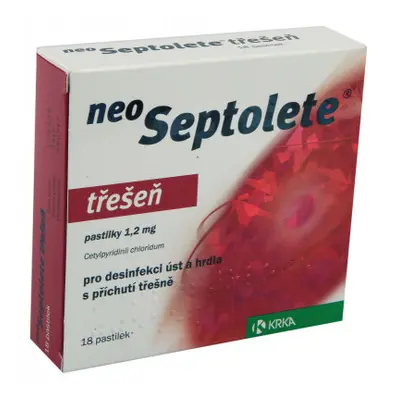 Neoseptolete Třešeň orm.past.18x1.2mg