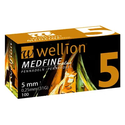 Wellion MEDFINE jehly inz.pera 0.25x5mm 31G 100ks