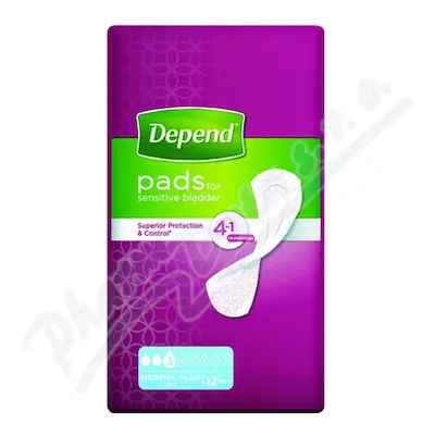 Depend Pads Normal plus inkont.vložky ženy 12ks