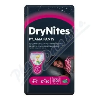 DryNites kalhotky absorb.dívky 4-7let/17-30kg/10ks