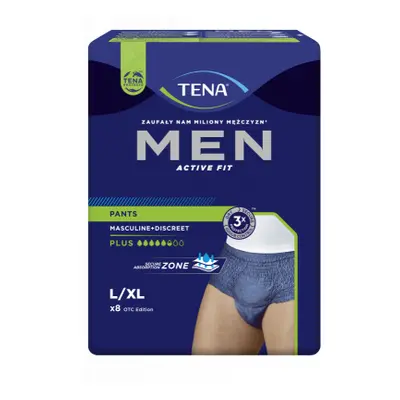 TENA Men Pants Plus Blue L ink.kalh.8ks 772609