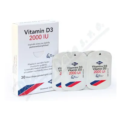 IBSA Vit.D3 2000IU 30 filmů dispergovatel.v ústech