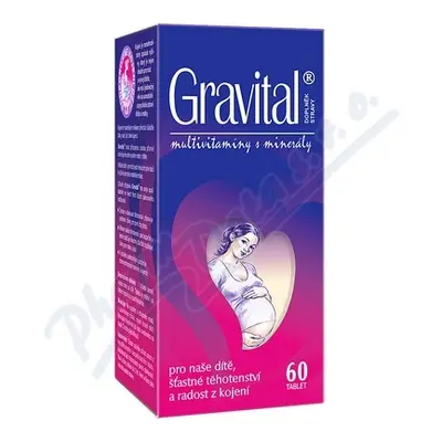 VitaHarmony Gravital tbl.60 pro těhot.a koj.ženy