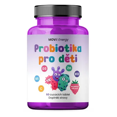 MOVit Energy probiotika pro děti cucavých tbl.60