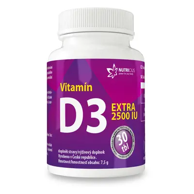 Vitamín D3 EXTRA 2500IU tbl.30